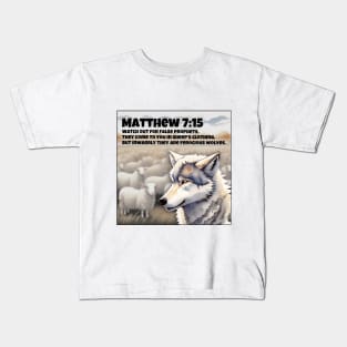 Matthew 7:15 Kids T-Shirt